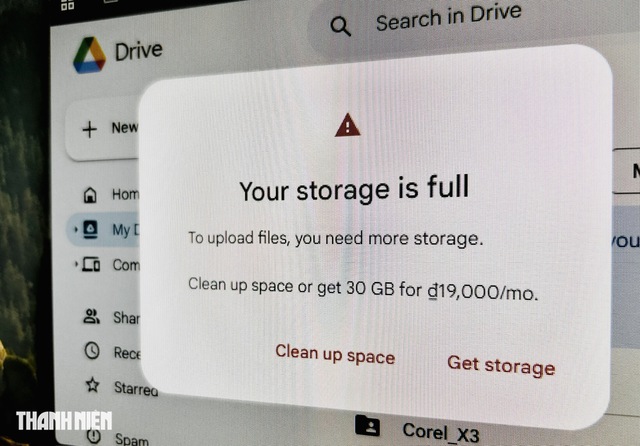 5 thủ phạm ẩn mình khiến Google Drive cạn kiệt dung lượng - Ảnh 1.