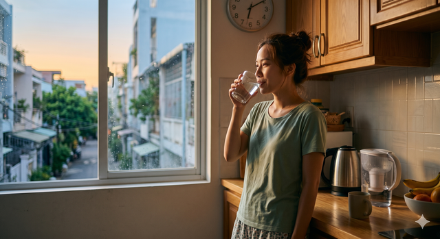 Uống nước l&uacute;c n&agrave;o tốt nhất cho gan, thận? Chuy&ecirc;n gia chỉ ra 'khung giờ v&agrave;ng' - Ảnh 1.