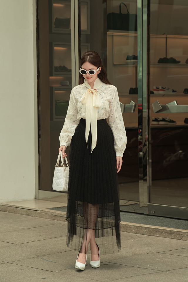 Những kiểu chân váy lưới thời thượng khuấy động xu hướng mùa này- Ảnh 8.