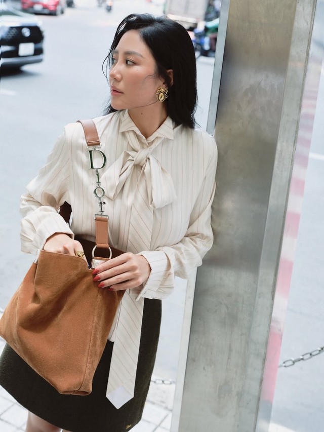 Nàng tự tin hơn khi chọn áo sơ mi kẻ sọc cho trang phục thường ngày- Ảnh 9.