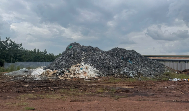  Khởi tố 2 bị can đổ chất thải da bò gây ô nhiễm môi trường- Ảnh 2.