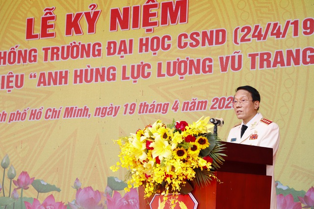 Trường ĐH Cảnh s&aacute;t nh&acirc;n d&acirc;n nhận danh hiệu Anh h&ugrave;ng Lực lượng vũ trang nh&acirc;n d&acirc;n - Ảnh 1.