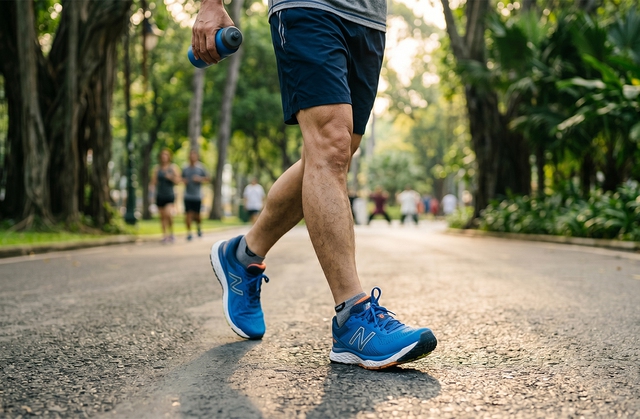 Chọn gi&agrave;y đi bộ đ&uacute;ng c&aacute;ch: Sai một ch&uacute;t, đau cả ch&acirc;n - Ảnh 1.