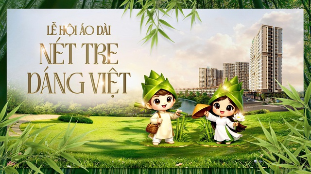 Trải nghiệm Lễ hội &Aacute;o d&agrave;i đặc sắc giữa kh&ocirc;ng gian sống xanh tại Mizuki Park - Ảnh 1.