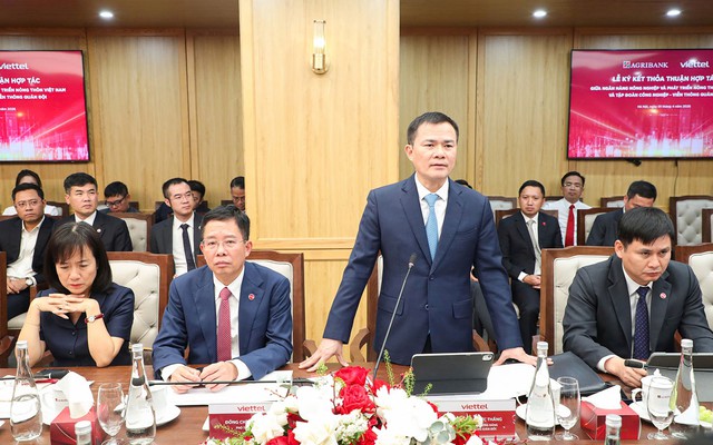 Agribank v&agrave; Viettel k&yacute; kết thỏa thuận hợp t&aacute;c, kết nối sức mạnh v&igrave; tương lai số - Ảnh 3.