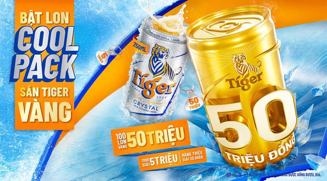 Tiger Beer ch&agrave;o h&egrave; 2026 với h&agrave;ng triệu giải thưởng &lsquo;Bật lon Coolpack - Săn Tiger v&agrave;ng&rsquo; - Ảnh 1.