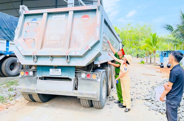 Đồng Nai tổng r&agrave; so&aacute;t gần 4.000 xe trọng tải lớn - Ảnh 1.