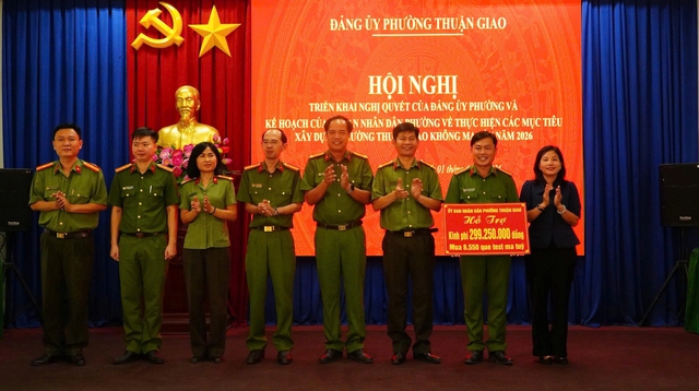 TP.HCM: Phường Thuận Giao siết chặt quản l&yacute;, hướng tới mục ti&ecirc;u kh&ocirc;ng ma t&uacute;y năm 2026 - Ảnh 4.