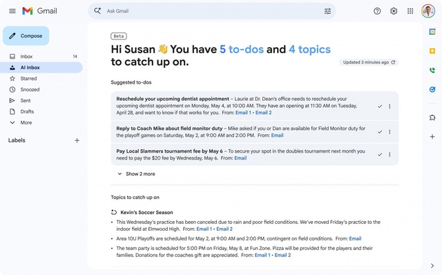 Google tung Gmail AI Inbox với mức gi&aacute; đắt đỏ nhất lịch sử - Ảnh 1.