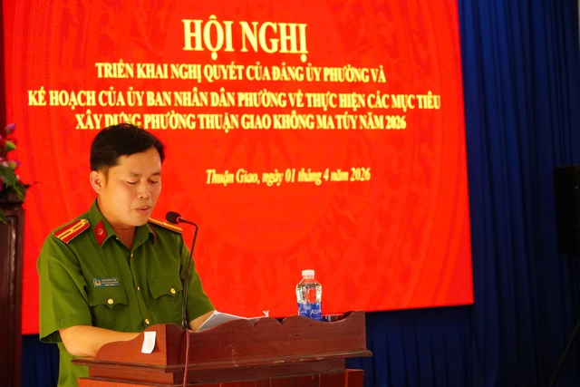 TP.HCM: Phường Thuận Giao siết chặt quản l&yacute;, hướng tới mục ti&ecirc;u kh&ocirc;ng ma t&uacute;y năm 2026 - Ảnh 1.