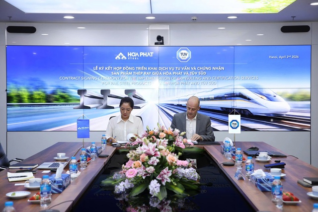 T&Uuml;V S&Uuml;D Rail GmbH (Đức) sẽ kiểm định chất lượng ray đường sắt của H&ograve;a Ph&aacute;t- Ảnh 1.