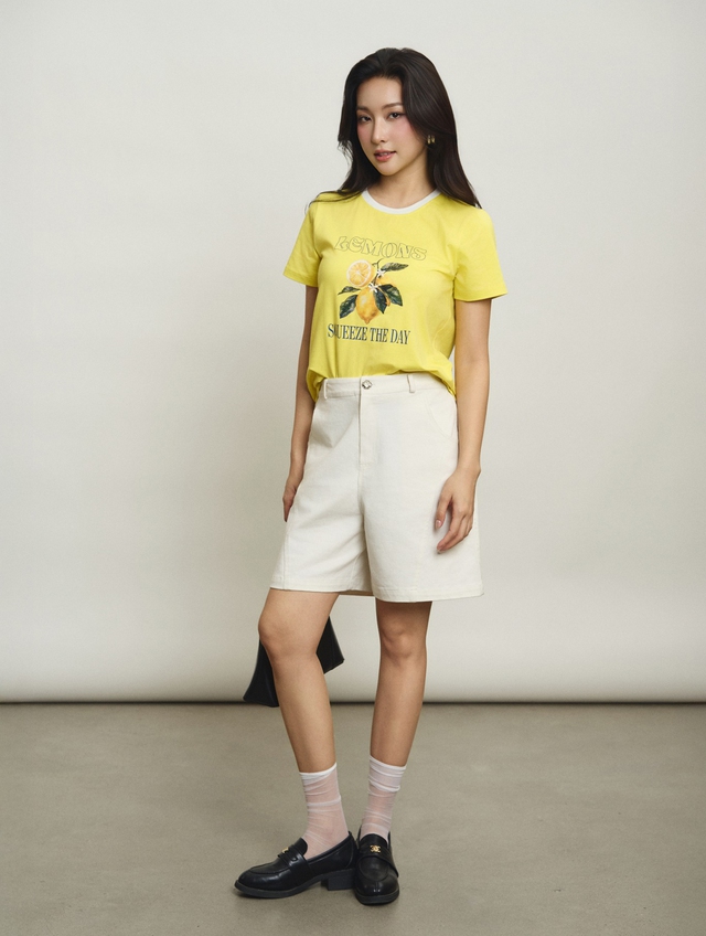 Mùa hè, phối đồ đa năng với áo thun - Ảnh 2.