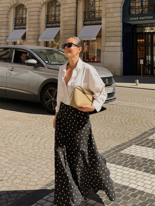 Họa tiết chấm bi: Xu hướng thời trang hè 2026 không thể bỏ lỡ- Ảnh 6.