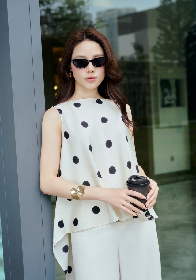 Họa tiết chấm bi: Xu hướng thời trang hè 2026 không thể bỏ lỡ- Ảnh 3.