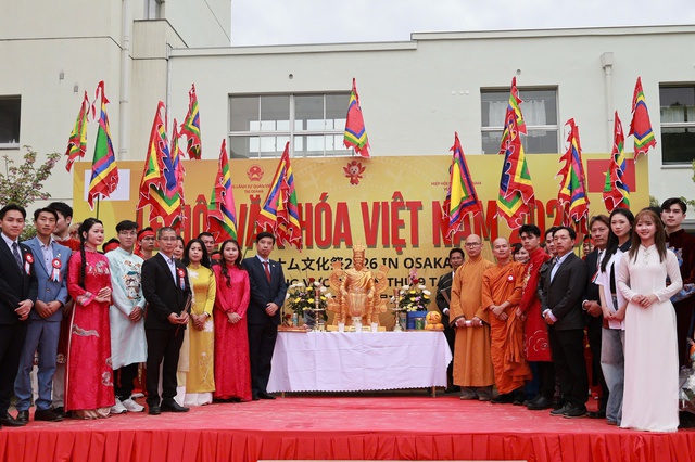 Giỗ Tổ H&ugrave;ng Vương tại Osaka: Kết nối cộng đồng, lan tỏa văn h&oacute;a Việt  - Ảnh 1.