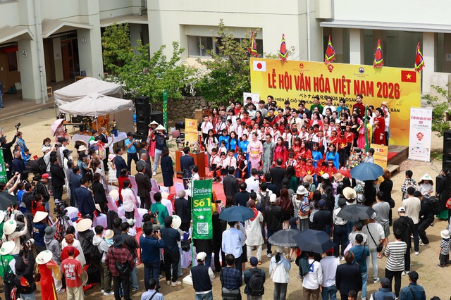 Giỗ Tổ H&ugrave;ng Vương tại Osaka: Kết nối cộng đồng, lan tỏa văn h&oacute;a Việt  - Ảnh 2.