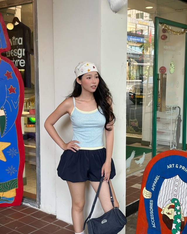 Bản phối sắc xanh dịu dàng sánh đôi cùng đen cá tính - Ảnh 4.