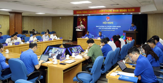 Khai mạc Hội nghị Ban thường vụ T.Ư Đo&agrave;n lần thứ 14   - Ảnh 3.