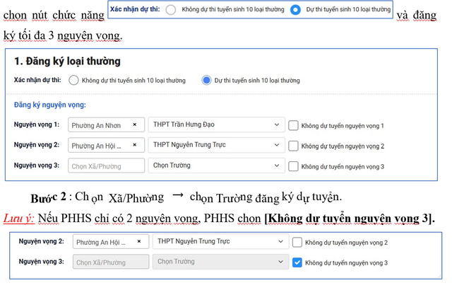 Clip hướng dẫn đăng k&yacute; nguyện vọng lớp 10 của Sở GD-ĐT TP.HCM - Ảnh 4.