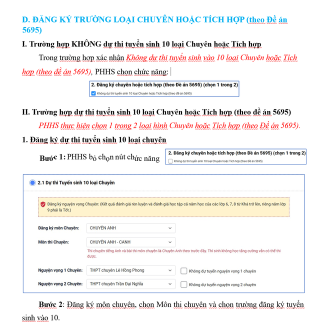 Clip hướng dẫn đăng k&yacute; nguyện vọng lớp 10 của Sở GD-ĐT TP.HCM - Ảnh 5.