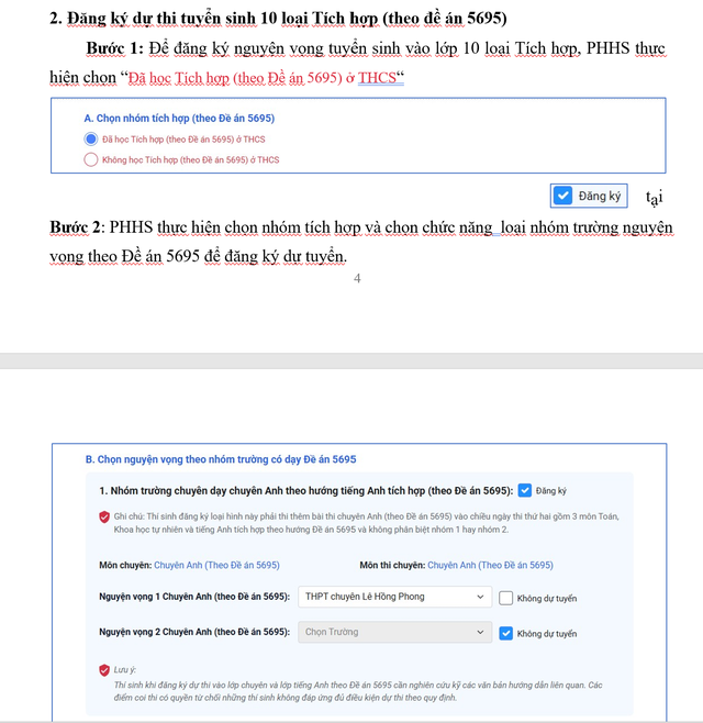Clip hướng dẫn đăng k&yacute; nguyện vọng lớp 10 của Sở GD-ĐT TP.HCM - Ảnh 6.