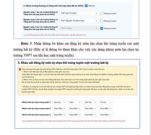 Clip hướng dẫn đăng k&yacute; nguyện vọng lớp 10 của Sở GD-ĐT TP.HCM - Ảnh 7.