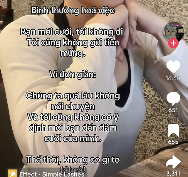 Tranh c&atilde;i tiền mừng cưới: 'Kh&ocirc;ng đi cưới, kh&ocirc;ng gửi phong b&igrave; với người l&acirc;u kh&ocirc;ng gặp' - Ảnh 1.