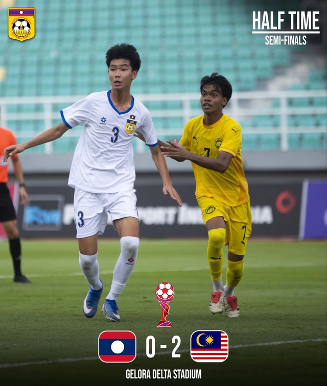 U.17 L&agrave;o đ&aacute; thiếu người v&igrave; đ&aacute;nh nguội, Malaysia thắng đậm để v&agrave;o chung kết U.17 Đ&ocirc;ng Nam &Aacute;- Ảnh 1.