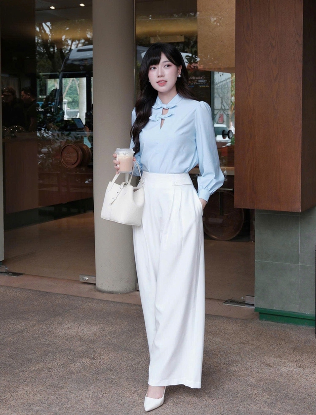 Gợi ý phối quần công sở đa kiểu dáng- Ảnh 1.