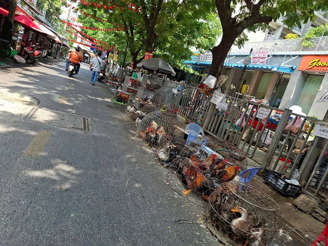 Bu&ocirc;n b&aacute;n chiếm vỉa h&egrave;, l&ograve;ng đường- Ảnh 1.