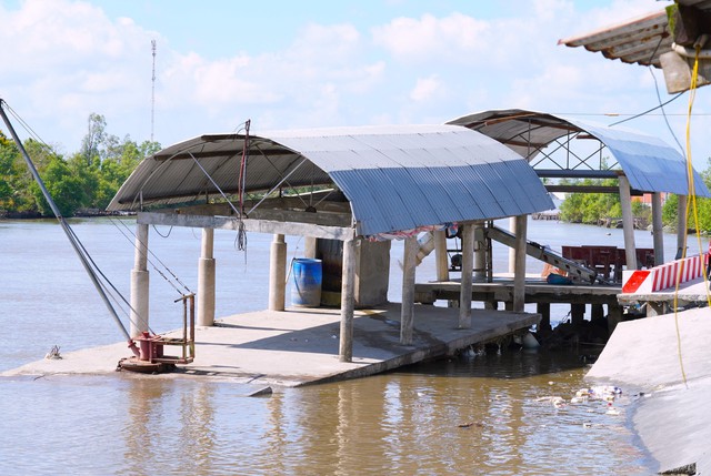 Sạt lở li&ecirc;n tiếp tại C&agrave; Mau, đường s&aacute; v&agrave; nh&agrave; cửa người d&acirc;n nằm dưới s&ocirc;ng- Ảnh 4.