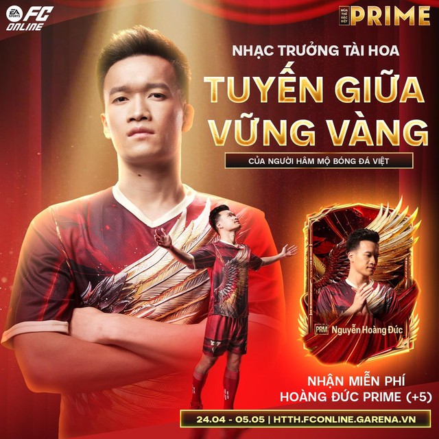Nguyễn Ho&agrave;ng Đức trở th&agrave;nh tiền vệ Việt Nam đầu ti&ecirc;n      m&ugrave;a thẻ PRIME của FC Online- Ảnh 2.