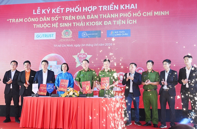 Trạm C&ocirc;ng d&acirc;n số: Đưa dịch vụ c&ocirc;ng v&agrave; y tế số đến khu d&acirc;n cư - Ảnh 1.