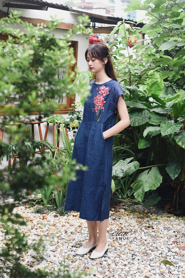 Vừa mát vừa sang khi chọn váy linen ngày nắng- Ảnh 5.