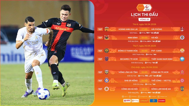 Lịch thi đấu V-League rất hay h&ocirc;m nay: Nam Định l&agrave;m kh&aacute;ch đầy thử th&aacute;ch, Thanh H&oacute;a kh&ocirc;ng c&ograve;n đường l&ugrave;i- Ảnh 2.