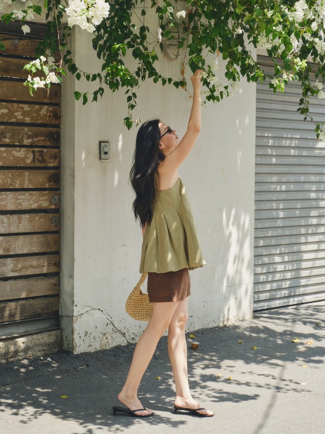 Vừa mát vừa sang khi chọn váy linen ngày nắng- Ảnh 6.