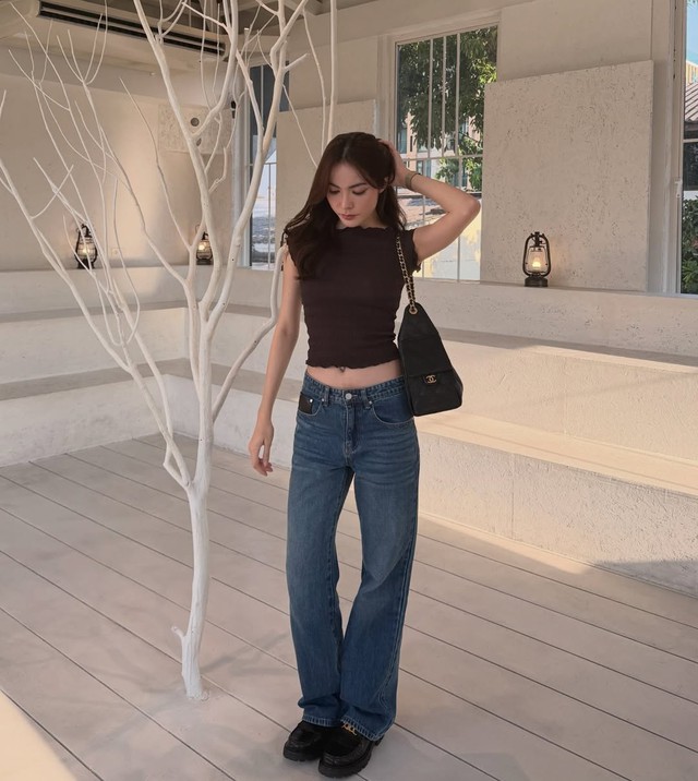 Quần ống suông cho nàng nhỏ nhắn: Bí quyết mặc đẹp không lo 'dìm dáng'- Ảnh 7.