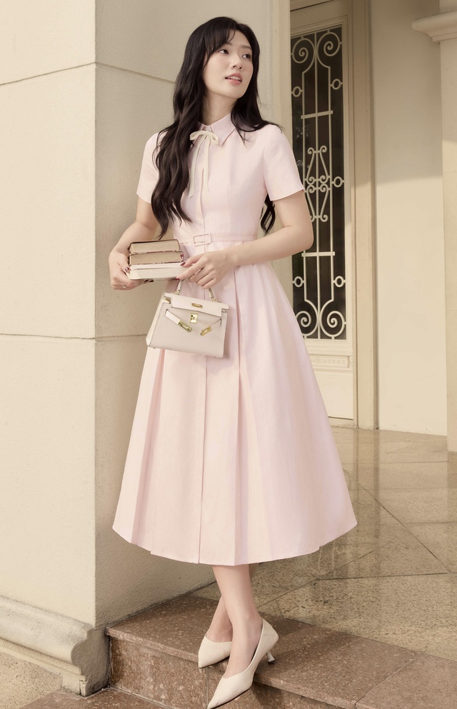 Đầm pastel và lời mời gọi dịu dàng của mùa nắng- Ảnh 7.