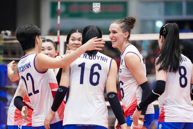 CLB H&agrave; Nội Tasco Auto lần đầu v&ocirc; địch C&uacute;p b&oacute;ng chuyền H&ugrave;ng Vương- Ảnh 2.