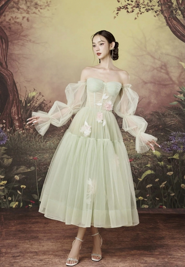 Đầm pastel và lời mời gọi dịu dàng của mùa nắng- Ảnh 8.