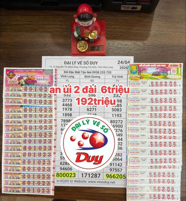 H&agrave;ng loạt tờ tr&uacute;ng xổ số miền Nam đ&agrave;i Vĩnh Long, Tr&agrave; Vinh, kh&aacute;ch l&atilde;nh tiền ngay - Ảnh 1.