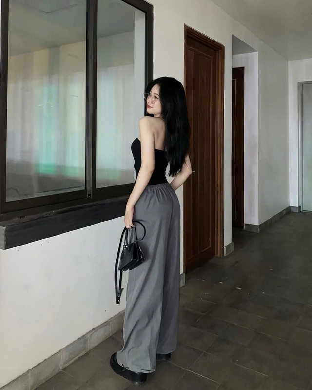 Xuống phố rạng rỡ cùng set đồ áo ống, quần vải rộng- Ảnh 5.