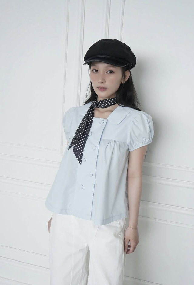 Điểm xuyết nét duyên cùng phụ kiện quàng cổ chấm bi- Ảnh 6.