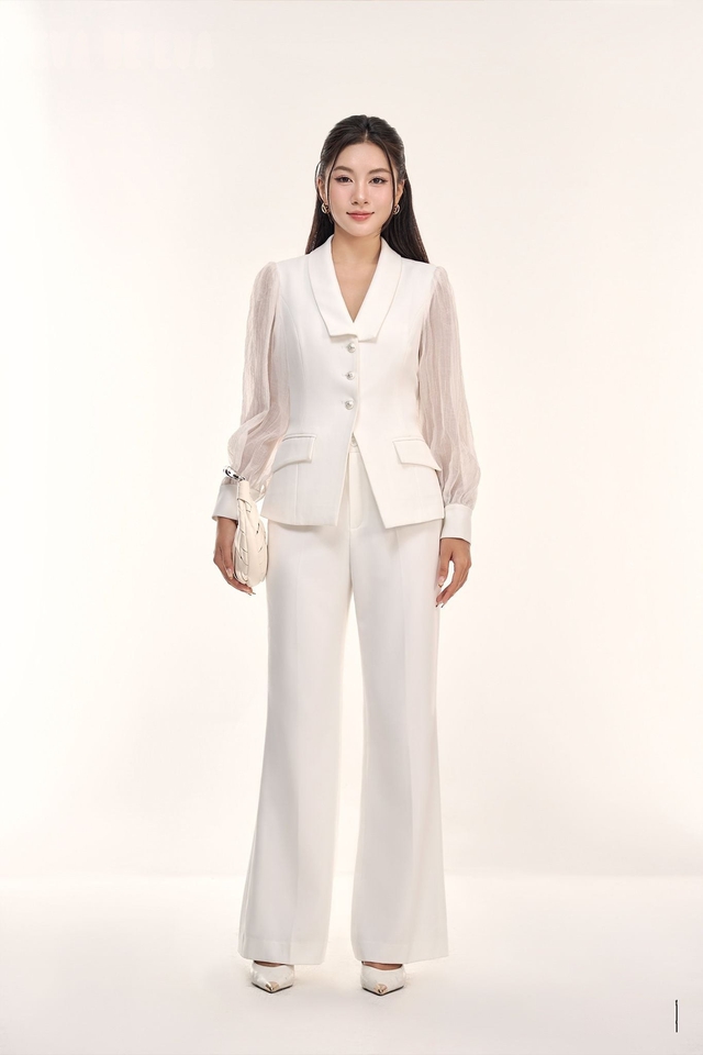 Biến tấu giúp chiếc áo vest trở nên mềm mại hơn  - Ảnh 7.