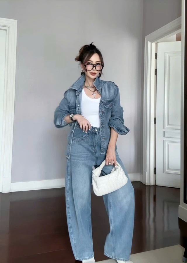 Thoải mái nhưng vẫn thời thượng với quần denim dáng rộng  - Ảnh 6.