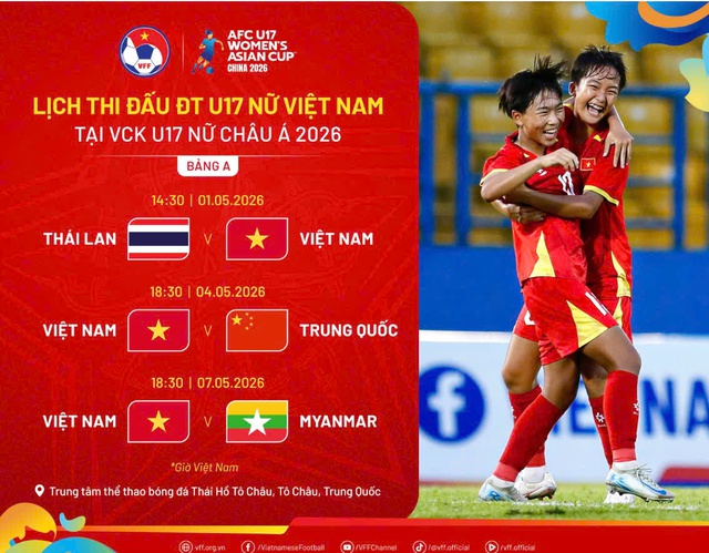 Kh&ocirc;ng thể xem ph&aacute;t trực tiếp U.17 nữ Việt Nam đấu giải ch&acirc;u &Aacute;, l&yacute; do cực bất ngờ- Ảnh 4.