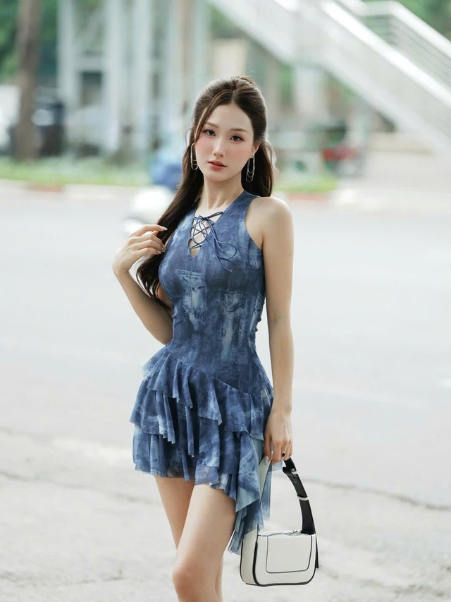 Váy tầng: Gợi ý xuống phố lãng mạn cho nàng yêu phong cách bay bổng - Ảnh 3.