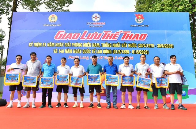 TMP s&ocirc;i nổi giao lưu thể thao ch&agrave;o mừng c&aacute;c ng&agrave;y lễ lớn th&aacute;ng 4 - Ảnh 1.