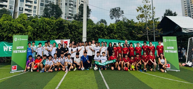 H&agrave;nh tr&igrave;nh ươm mầm b&oacute;ng đ&aacute; trẻ Việt Nam của đội b&oacute;ng nước Đức- Ảnh 1.