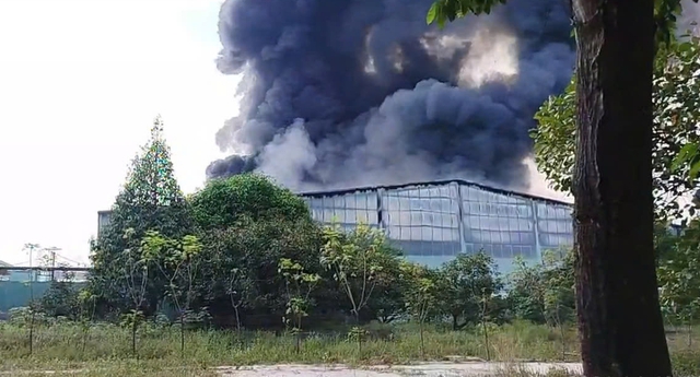 Ch&aacute;y nh&agrave; xưởng h&agrave;ng ngh&igrave;n m&eacute;t vu&ocirc;ng ở TP.HCM- Ảnh 1.